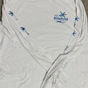 Billabong Cream Shirt with Blue Surf Club Design